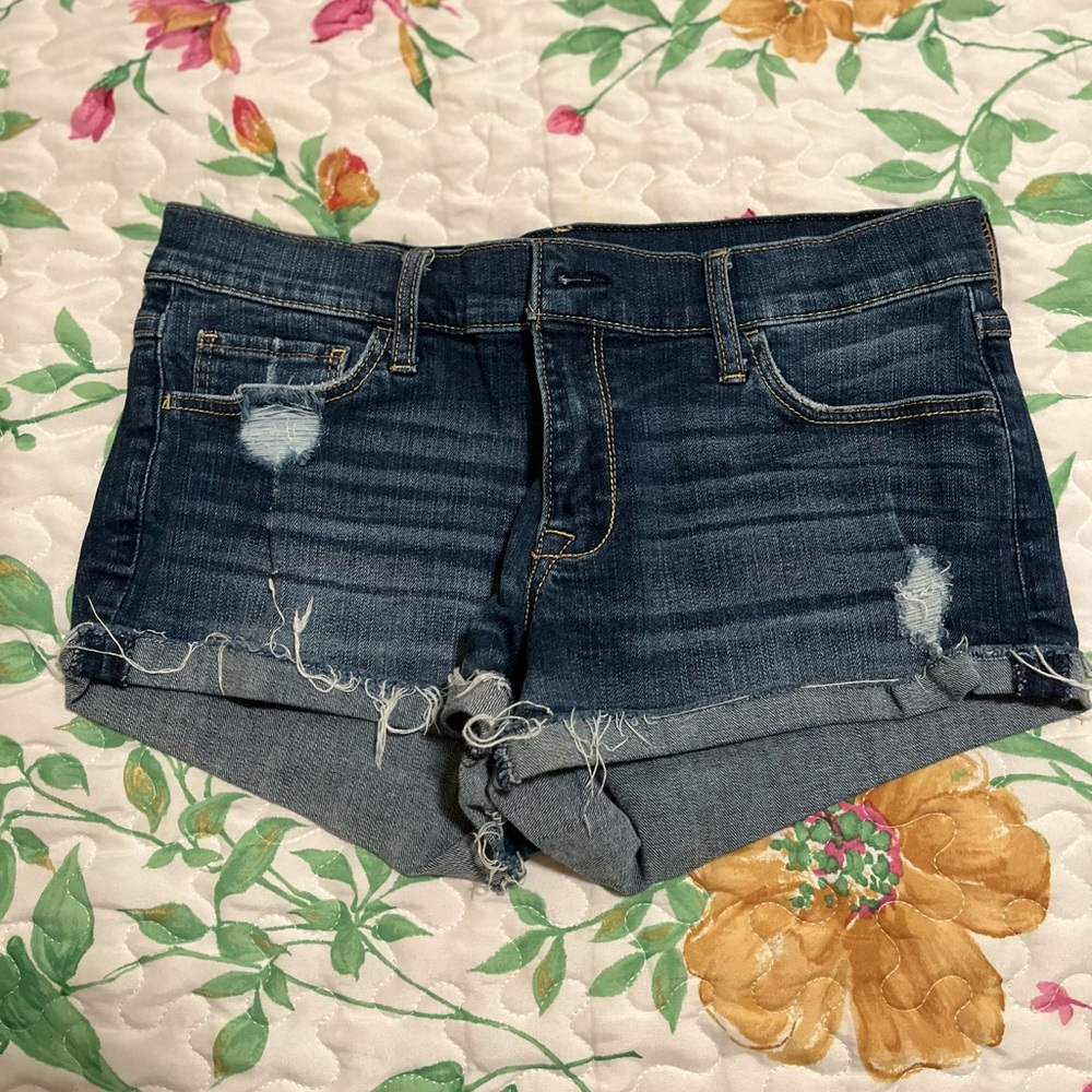 Abercrombie Denim Distressed Shorts